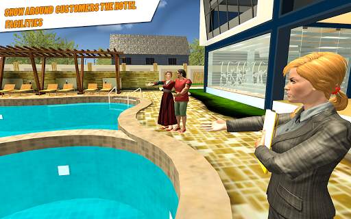 Virtual Restaurant Manager Job: Hotel Game screenshot 3