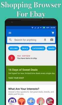 Shopping Browser For Ebay screenshot 1