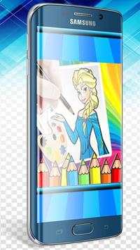princess Barbie coloring games screenshot 1