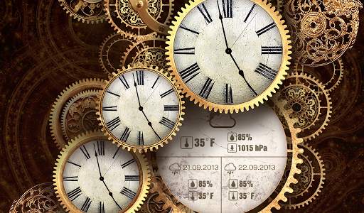 FREE Gold Clock Live Wallpaper screenshot 7