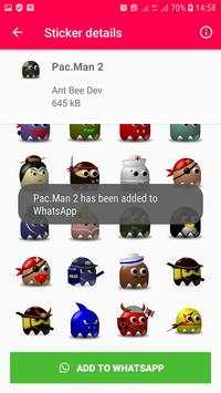 Pacman Sticker screenshot 4