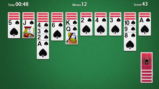 Spider Solitaire - Card Games screenshot 1