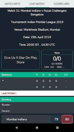 Cricket Line - Cricket Live screenshot 4