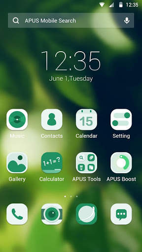 Natural-APUS Launcher theme screenshot 1