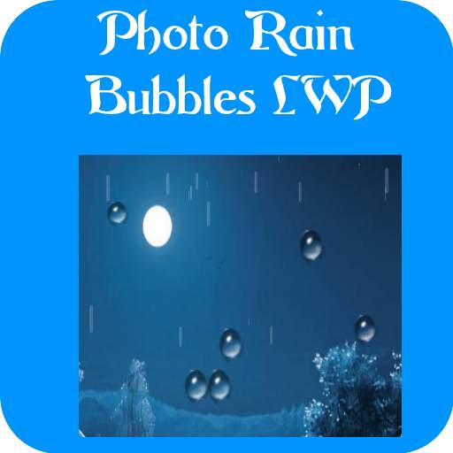 Photo Rain Bubbles LWP 1.0