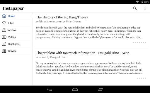 Instapaper screenshot 7