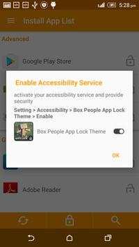 Box People App Lock Theme screenshot 4