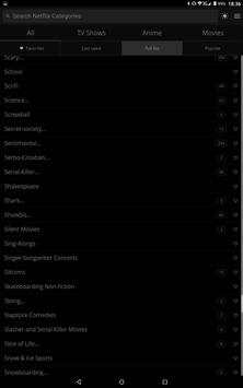 All Netflix Categories 10 تصوير الشاشة