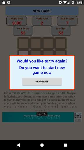 Game 2048 King screenshot 7
