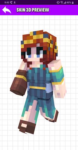 Cute Princess Skins 4 تصوير الشاشة