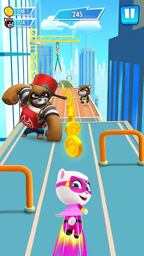 Talking Tom Hero Dash screenshot 1