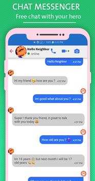 Fake Chat With Neighbor's Granny : Simulator screenshot 1