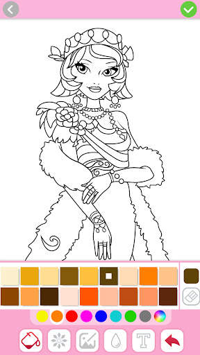 Juegos de pintar princesas screenshot 3