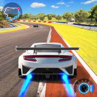 Speed Racing Traffic Car 3D logo