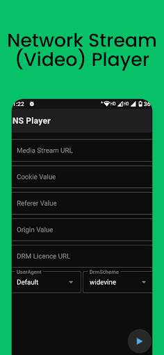 Network Stream (Video) Player screenshot 1