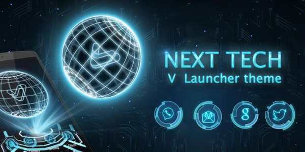 Next Tech 3D V Launcher Theme screenshot 5