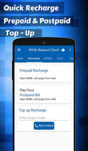 App for BSNL Recharge balance screenshot 2