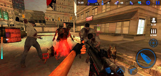 Zombie Hunting War Game:Survival Days screenshot 1