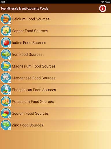 Minerals & Antioxidants Foods screenshot 9