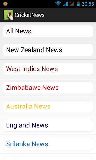 Cricket News screenshot 1