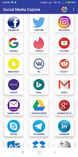 Social Media Explorer screenshot 1