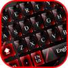 Red Black Glass Keyboard 10001006