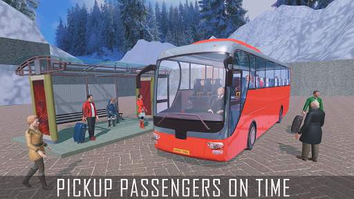 Tourist Coach Bus Uphill Driving screenshot 4