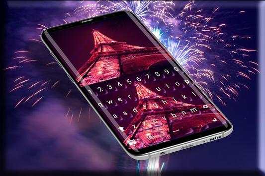 Eiffel Tower Paris Keyboard Theme screenshot 3