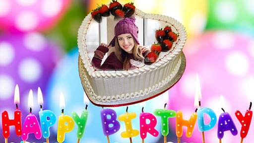 Name Picture On Birthday Cake, Video Birthday Fram screenshot 5