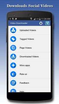 Video Downloader From FB screenshot 1