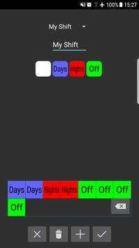 Shift Work Calendar 2018 4 تصوير الشاشة