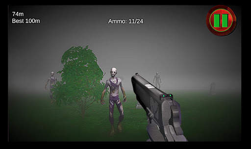 Zombie Shooter: Run Away 3D screenshot 1