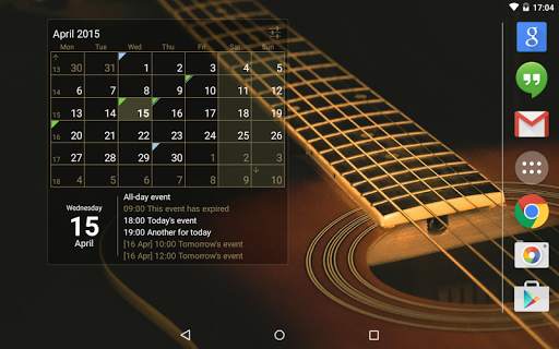 Calendar Widget Month   Agenda screenshot 7