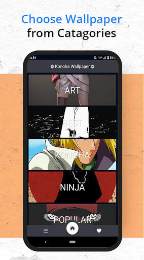 ☢️ Ninja Anime Konoha  Wallpaper HD Offline screenshot 4