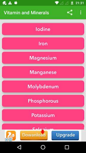 Vitamin and Minerals : Guide screenshot 5