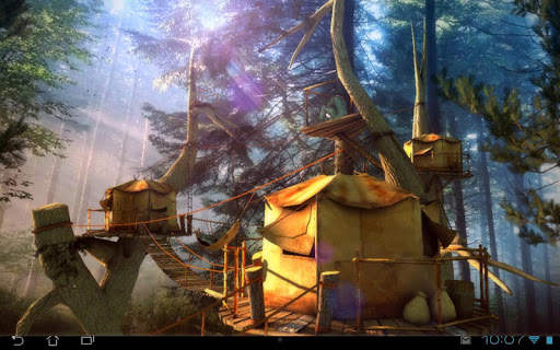 Tree Village 3D Free lwp screenshot 9