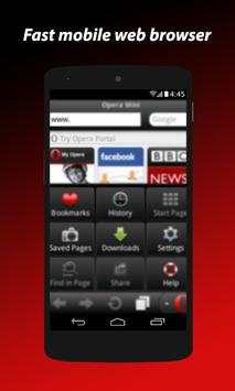 Fast Opera Mini Pro 2017 Tips स्क्रीनशॉट 1