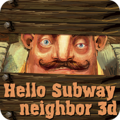 Hello Subway Neighbor Run : 3D Game icon