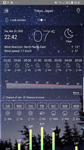 Weather screenshot 1