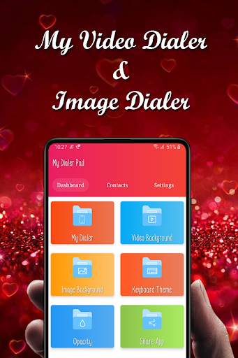 My video phone dialer screen - Photo phone dialer screenshot 5