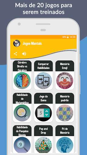 Jogos mentais screenshot 1