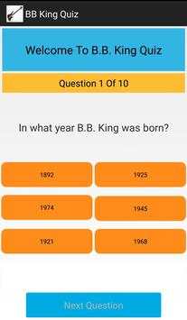 B.B. King Quiz screenshot 1