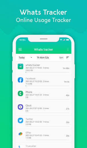 Whats tracker for Watsap  - Online usage tracker screenshot 2