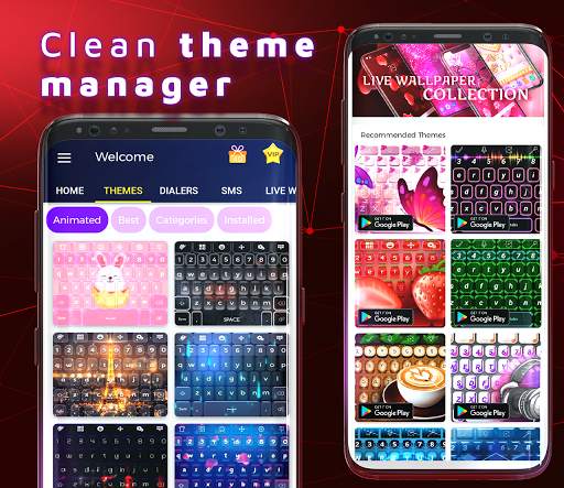 Red Keyboard Themes & Wallpape screenshot 5