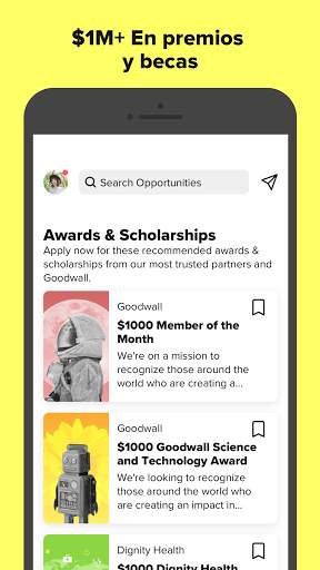 Goodwall - ¡La comunidad de jóvenes talentos! screenshot 8