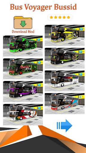 Mod Bussid Bus Voyager screenshot 2