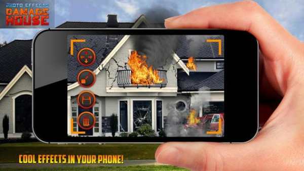 Photo Effects Damage House screenshot 1