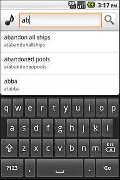 Lyrics Search 1 تصوير الشاشة