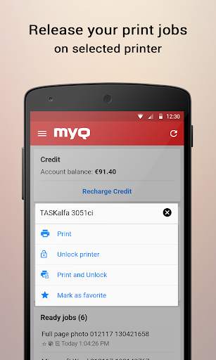 MyQ Mobile Printing screenshot 3