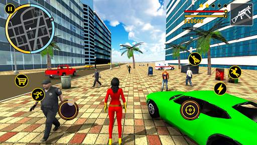 Spider Girl Moto Bike - Pizza Delivery Food Games screenshot 1
